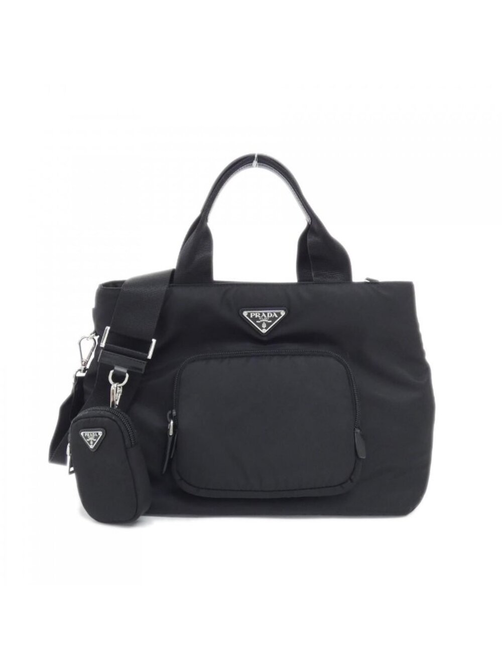 Prada Bag Handbag Silver